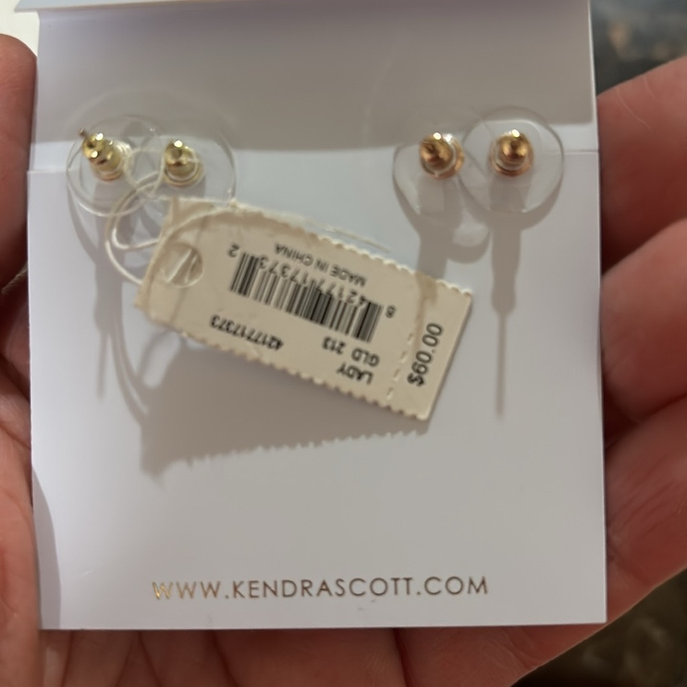 Two Kendra Scott earrings.both are $60 each but selling both for $40. - Picture 2 of 2
